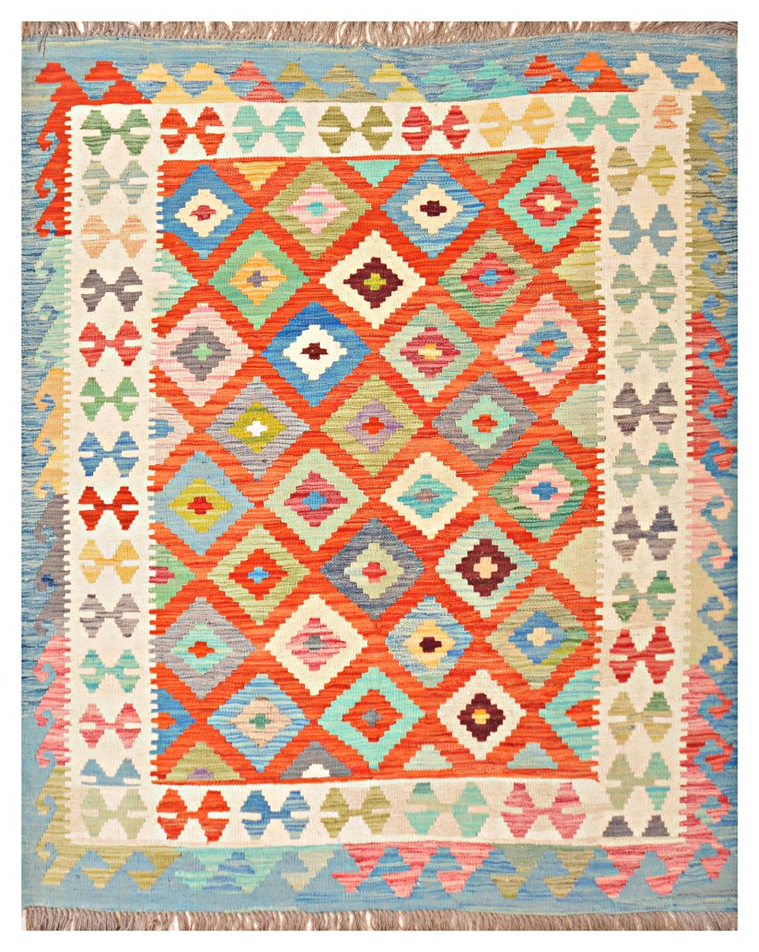 Kelim Tappeti: Oriente Kelim Teppich 150x200 Cm – Nuovo e nell'imballaggio originale da Lahore venduto da Fairways79 6