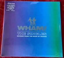 Wham Singles Echoes from the Edge of Heaven Blue Vinyl 2 LP