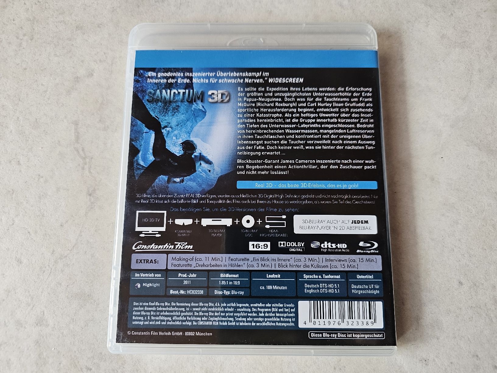 Alle DVDs: Sanctum  -  3D Bluray – Gebraucht aus Schneisingen von  1