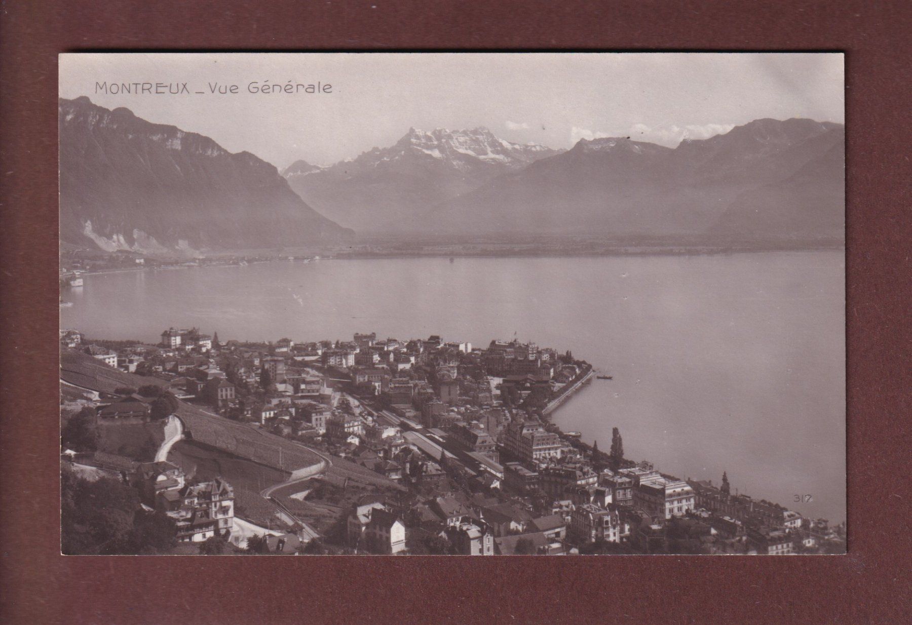 Ansichtskarten: MONTREUX - Dents du Midi - 1913 – Gebraucht aus Pully von nicecards
