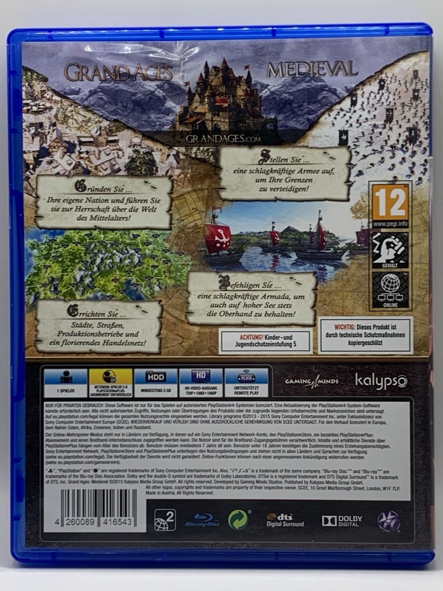 Sony Giochi: Grand Ages: Medieval - PS4 – Usato da Ostermundigen venduto da RG-Collector 1