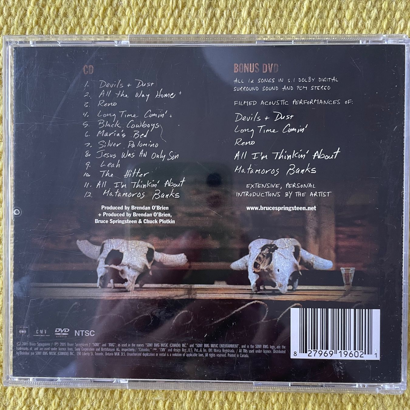 CD: BRUCE SPRINGSTEEN-1CD+1DVD DEVILS&DUST – Usato da Rorschacherberg venduto da CD-Roli 1