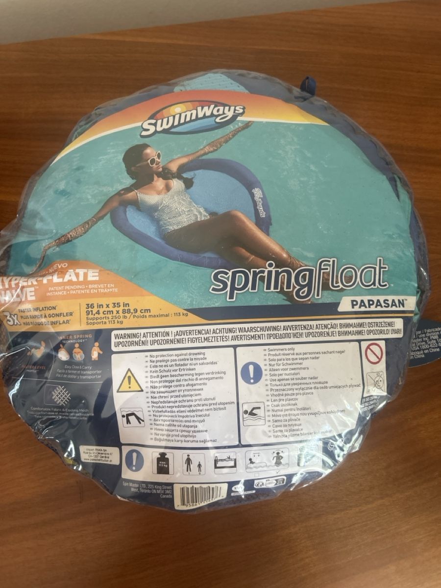 Jouets: SwimWays Spring Float Papasan 36x35" neuwertig – D'occasion à Arlesheim par and_p9d8