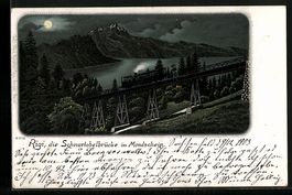 Rigi, Die Schnurtobelbrücke mit Rigibah
