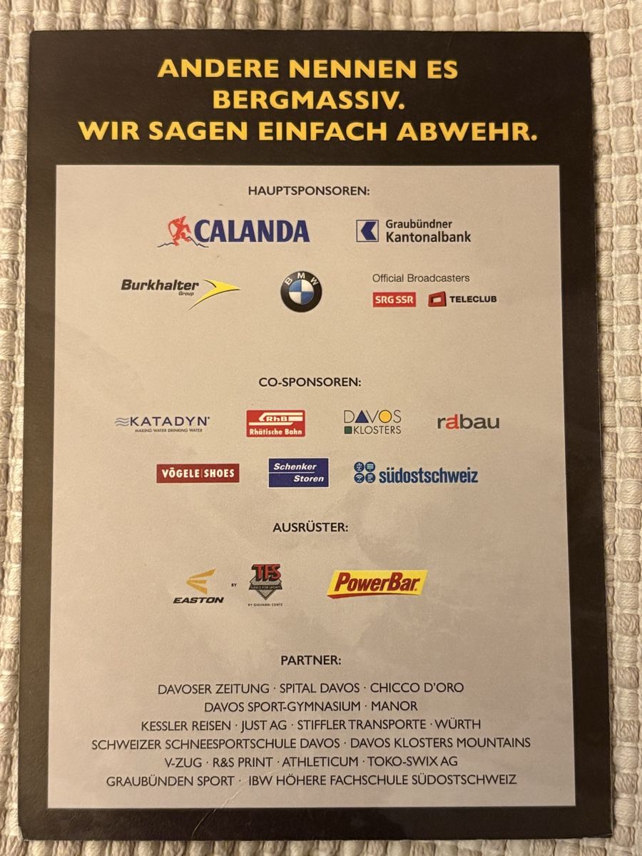 Autografi:  AK Autogramm / HCD Eishokey Davos/ Simon Kindschi – Usato da Rümlang venduto da Kartenpost1 1