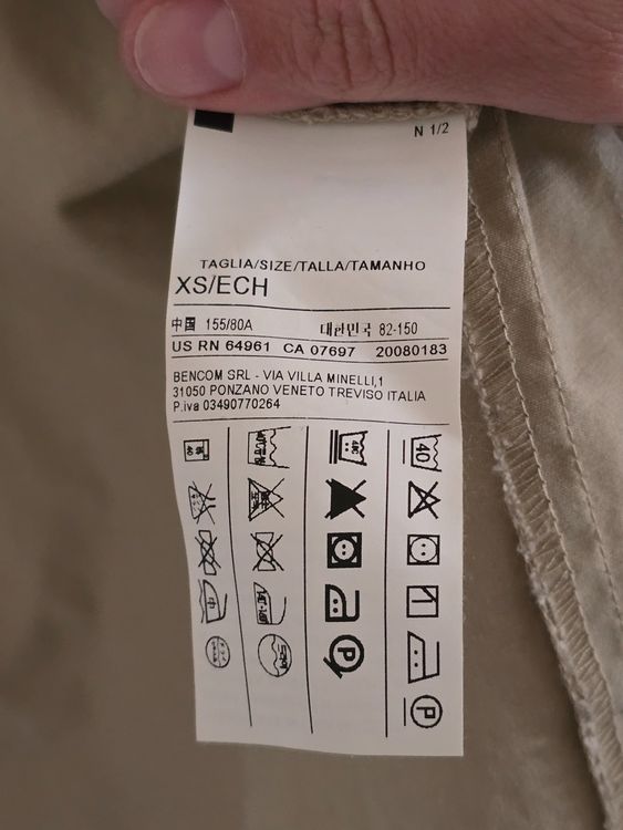 Benetton Vestes: Sehr leichte Benetton Damen Übergangsjacke/Parka  Gr.XS – D'occasion à Eglisau par zti_96kb 4