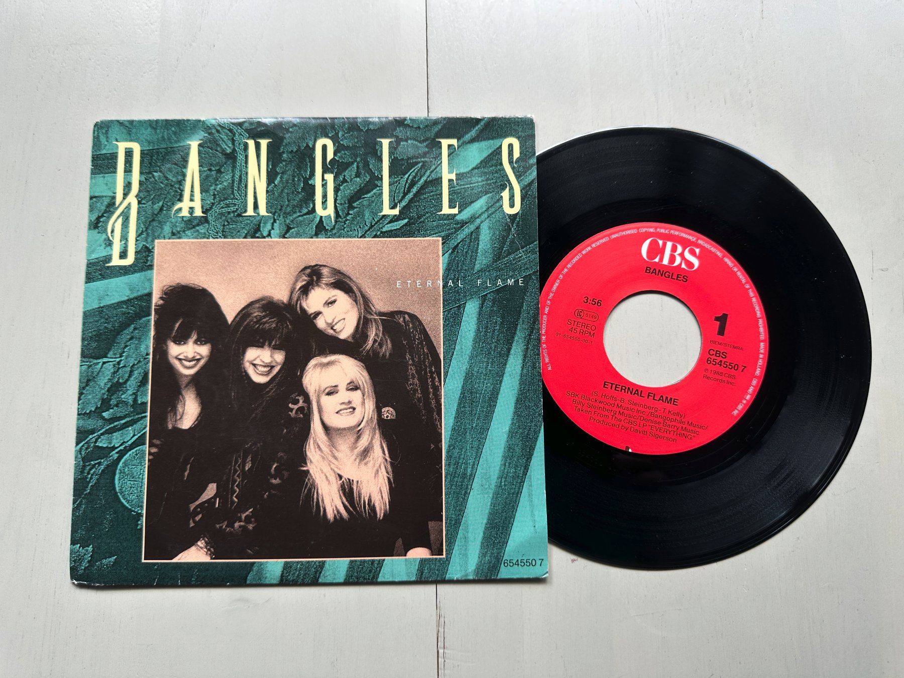 Dischi in vinile: BANGLES tolle Single Kult Eternal flame 80's Top Hit – Usato da Basel venduto da Partridge