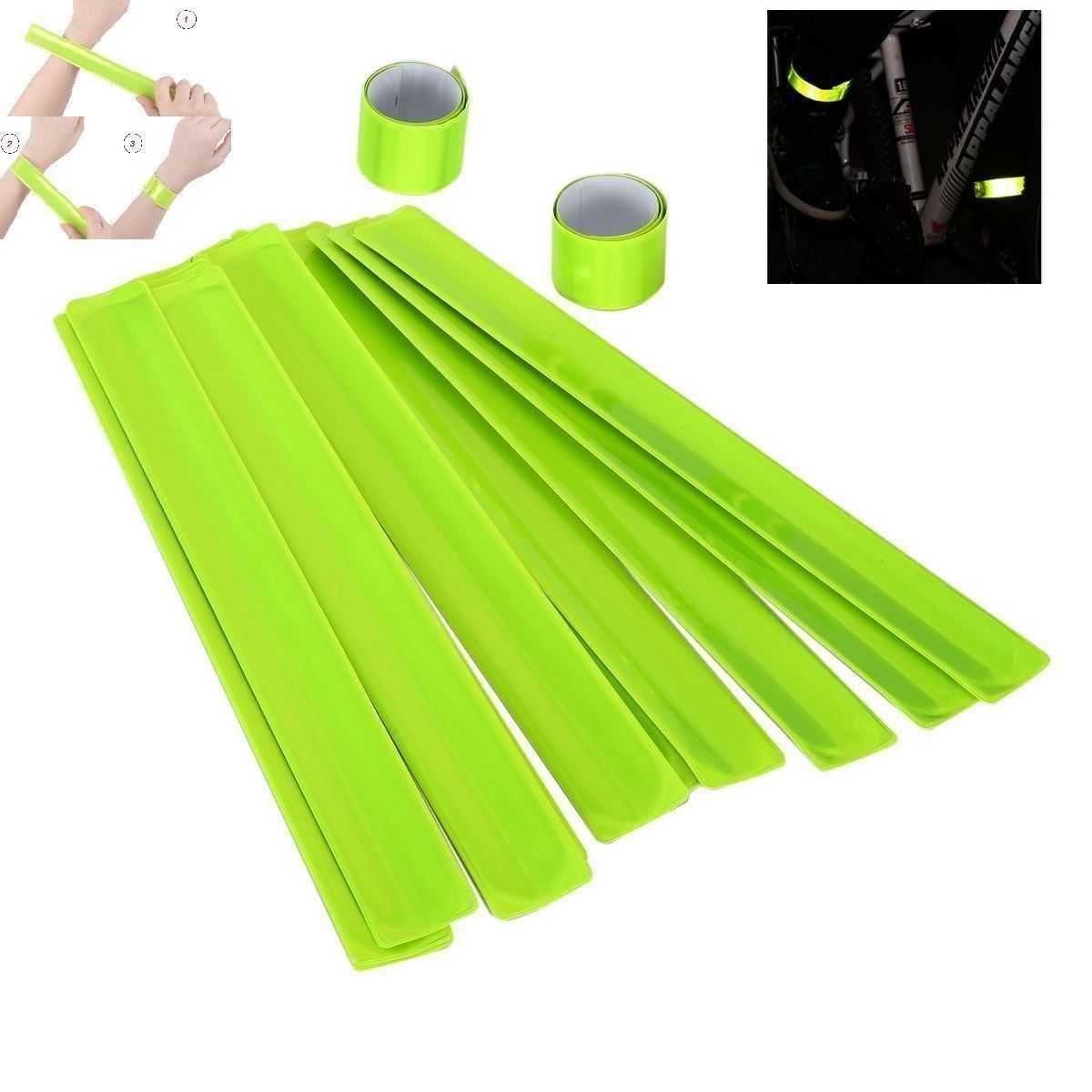 Nastri decorativi: 16PCS Reflektorbänder Schnapparmbänder – Nuovo (secondo la descrizione) da Thun venduto da 365buy