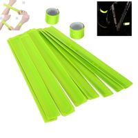 16PCS Reflektorbänder Schnapparmbänder