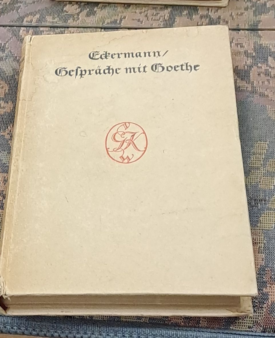 Libri: Buch Eckermann Gespräche mit Goethe gebraucht – Usato da Zürich venduto da Schoebi19