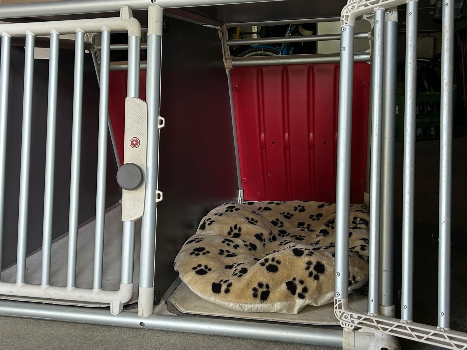 4pets Käfige, Transport & Sicherheit: Doppel Hundebox 4pets – Gebraucht aus Liebefeld von Loopinfility 1