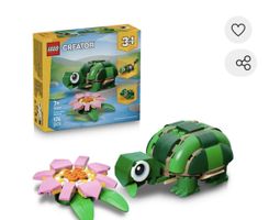 LEGO Creator Turtle with Water Lily 124 pcs NEW&Sealed