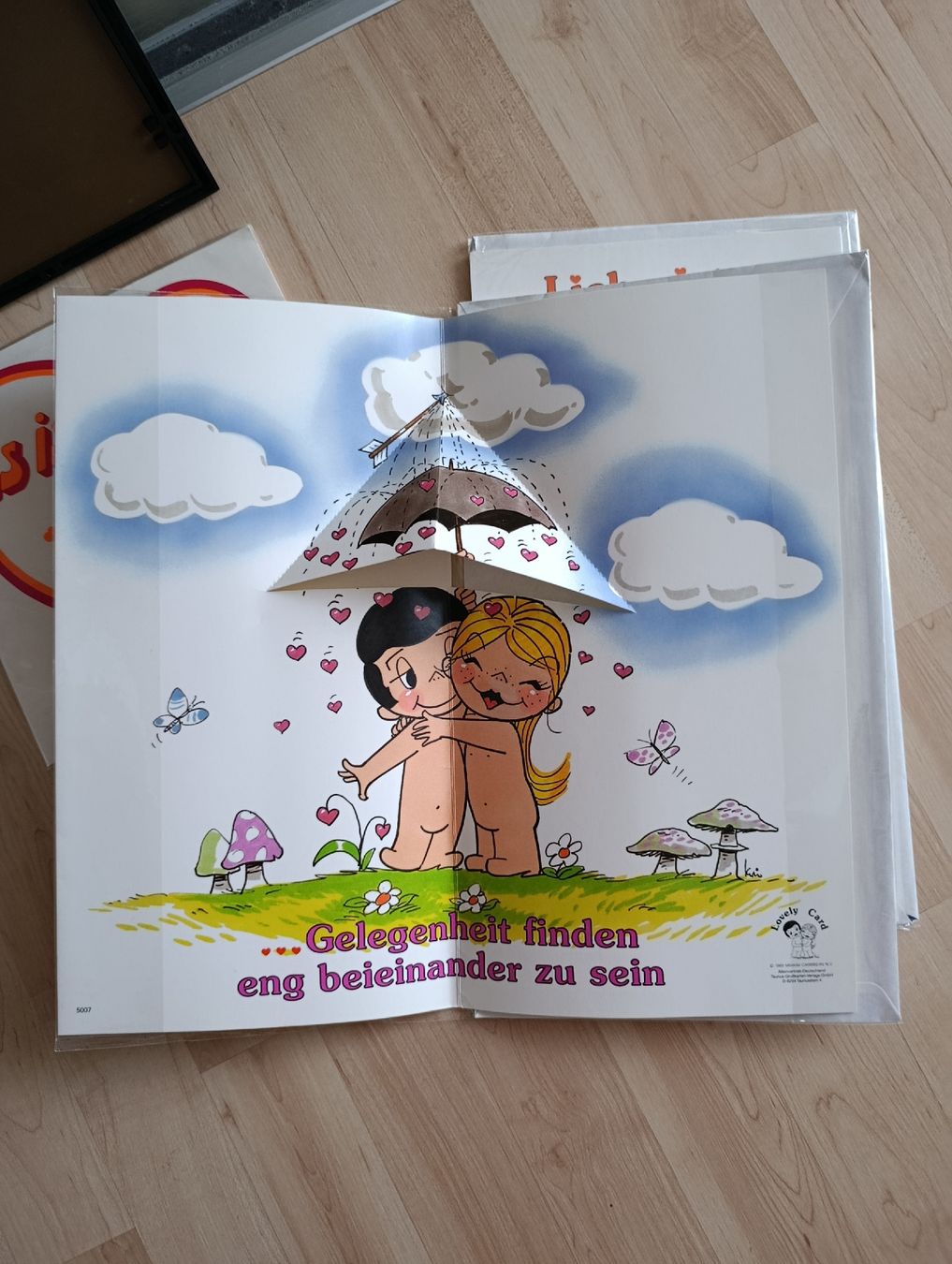 Karten: Liebe ist... Set: 1 Spiegel + 3 Postkarten – Gebraucht aus Wil SG von Donaldus 4