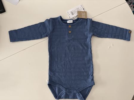 Body Name It, blu, mai usato, con etichette, taglia 74