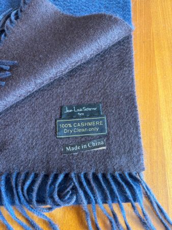 Echarpe Jean-Louis Scherrer 100% cashmere - Neuve