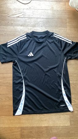 Adidas T-Shirt Schwarz Grösse L Climalite Slim Fit