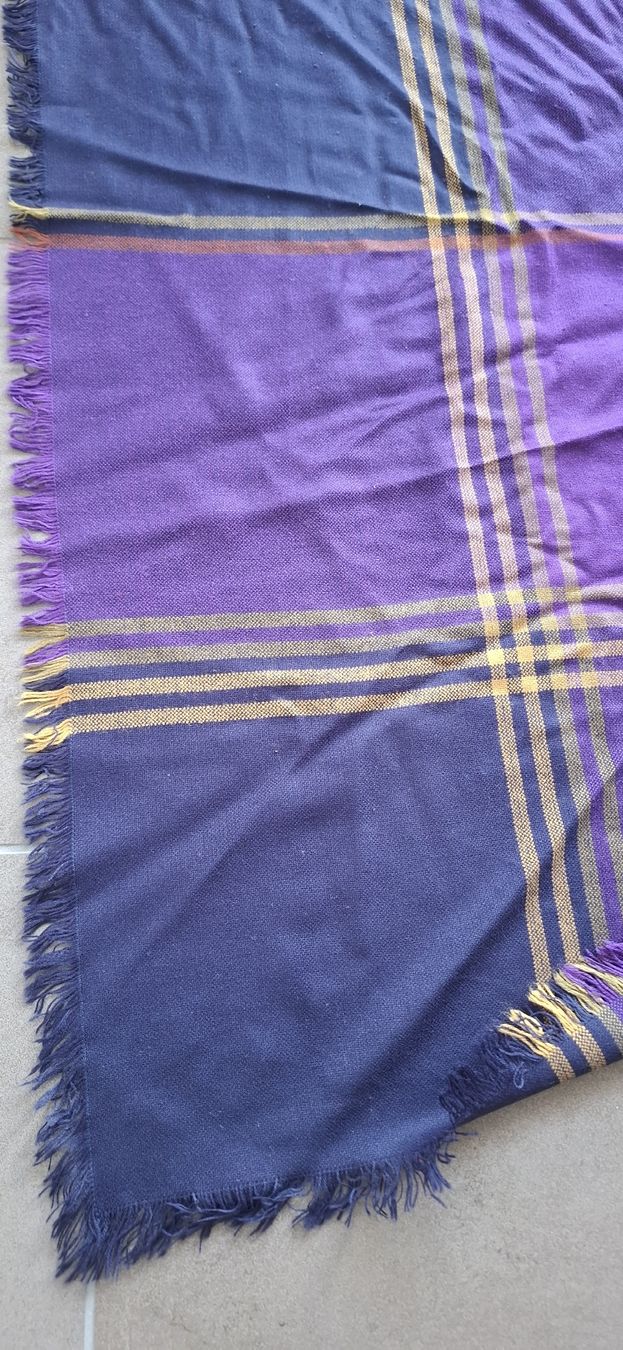 Foulard & Sciarpe: Schal Karomuster Violett  – Usato da Mellingen venduto da lathei 1