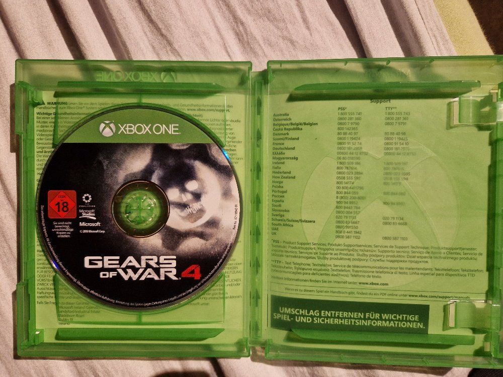 Spiele: Gears of War 4, 100% Uncut – Gebraucht aus Brittnau von Zibu 2