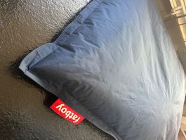 Sitzsack Fatboy dunkelblau gebraucht guter Zustand
