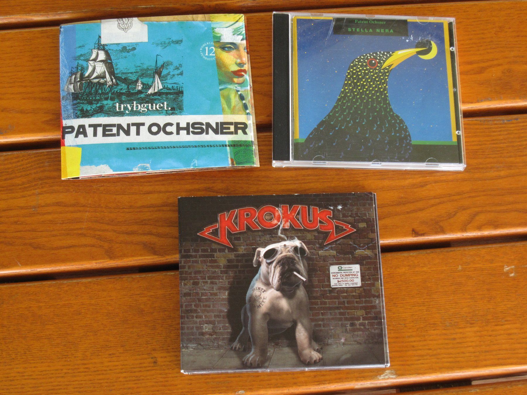 CD: Patent Ochsner: Stella Nera + Trybguet; Krokus Dirty Dynamit – Usato da Arbon venduto da lucullus61
