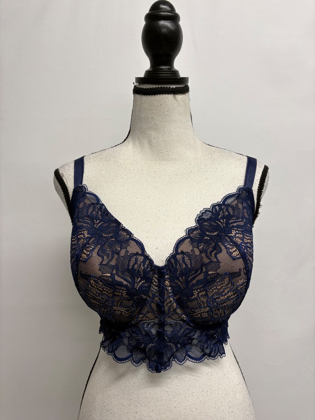 Beldona Altra biancheria intima: Beldona blauer Spitzen BH, Grösse 75F – Nuovo (secondo la descrizione) da Regensdorf venduto da secondchancefashion 1