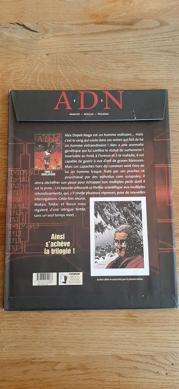 Fumetti: A.D.N. tome 3: Révélations (Edition Original 2006) – Usato da Affoltern am Albis venduto da Sabinezc 1