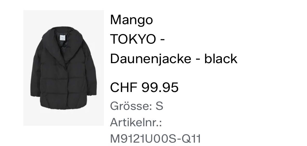 Mango Vestes: Daunenjacke von MANGO – D'occasion à Männedorf par Topolina87 2