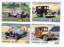 Briefmarken "Oldtimer". Norfolkinsel