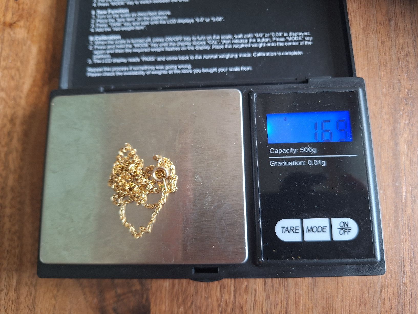 Ketten: Filigrane Halskette vergoldet ca. 48 cm lang – Gebraucht aus Dornach von bals28 4