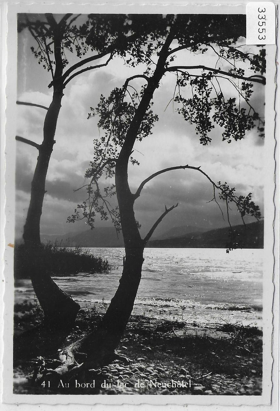 Cartoline postali: Au bord du lac de Neuchatel – Usato da Ettingen venduto da Kartenplanet