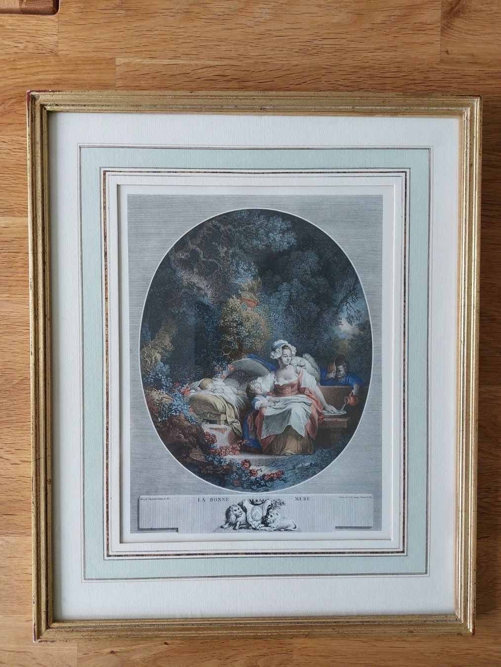 Dipinti: Quadro La bonne mère di Nicolas de Launay – Usato da Genève venduto da montefrance 2