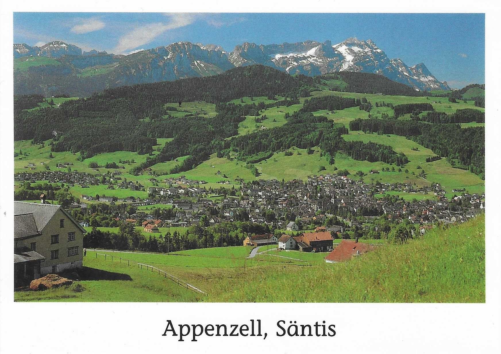 Cartoline postali: Appenzell Blick auf Säntis AI – Nuovo (secondo la descrizione) da Rothrist venduto da Stranglehold