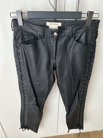Isabel Marant x H&M Lederhosen Gr. 38