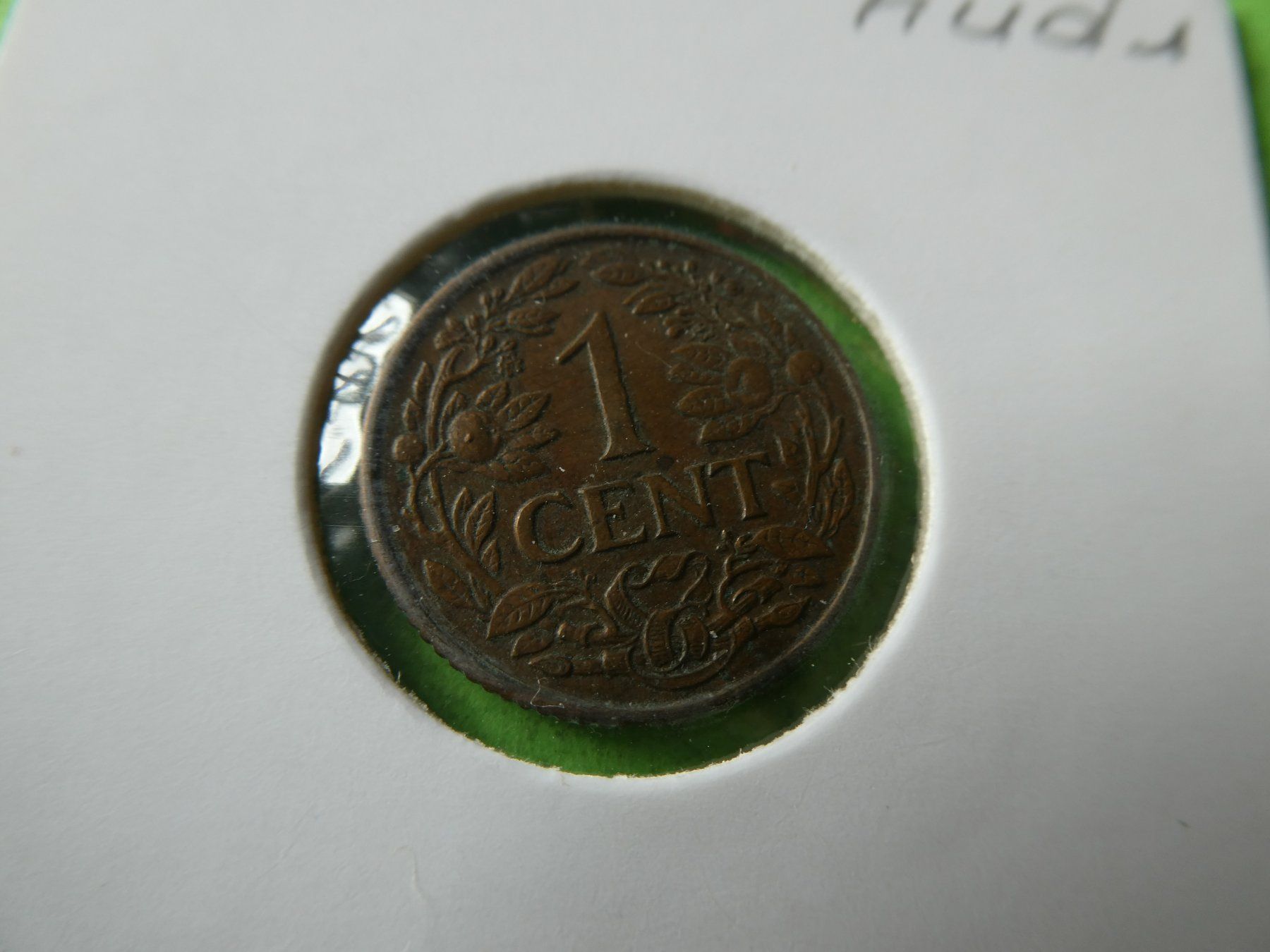 Tutti le monete: Niederländisch Curacao 1944, 1 Cent – Usato da Hinterforst venduto da Rohusri 1