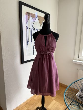 Wunderschönes Seiden-Cocktailkleid von Esley – Gr. M