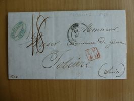 Lyon nach Solothurn 19. Mai 1849 Rechnung