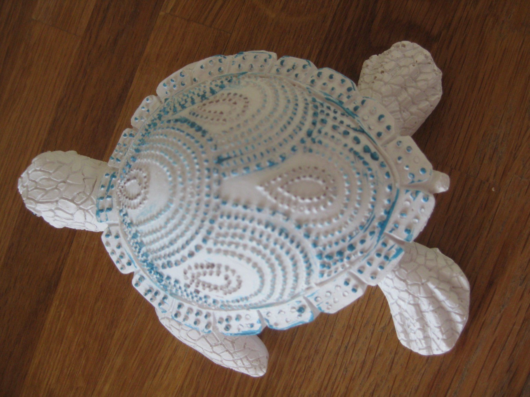 Statuette: Schöne WASSERSCHILDKRÖTE mit Muster – Nuovo (secondo la descrizione) da Romanshorn venduto da Wazoohandlung 2