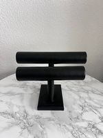 Zweistufiger Armband- / Uhrenhalter schwarz