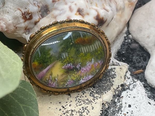 Broches & Aiguilles: Antike Brosche mit Miniaturbild – D'occasion à Luzern par S.Kern01 2