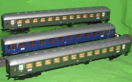 DB Fernzug 3 Wagen Epoche IIIb um 1964 Märklin FABRIKNEU