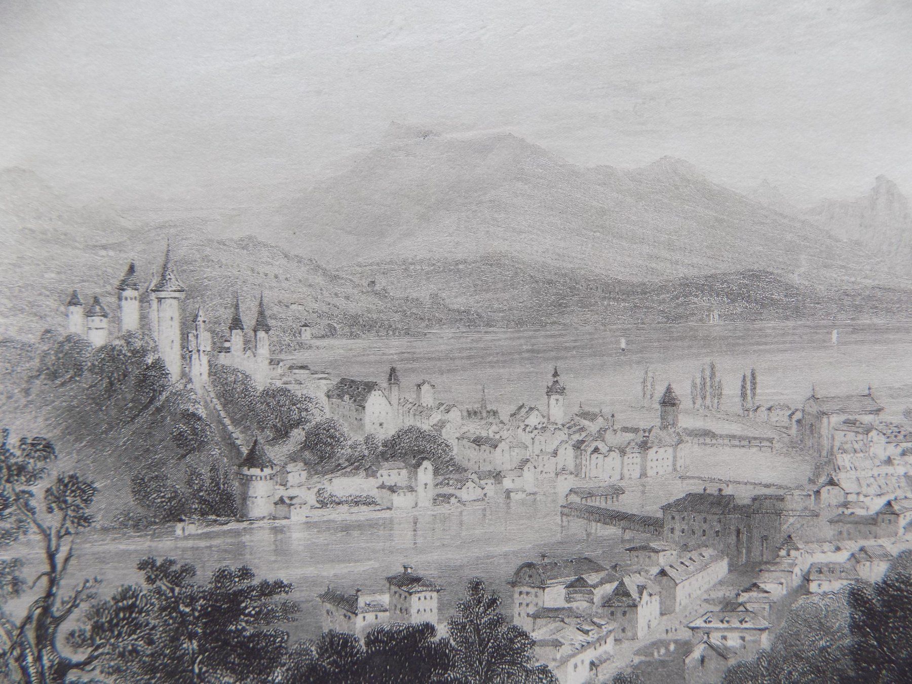 Gravures: Luzern von Bartlett – D'occasion à Risch par Rischli15 4