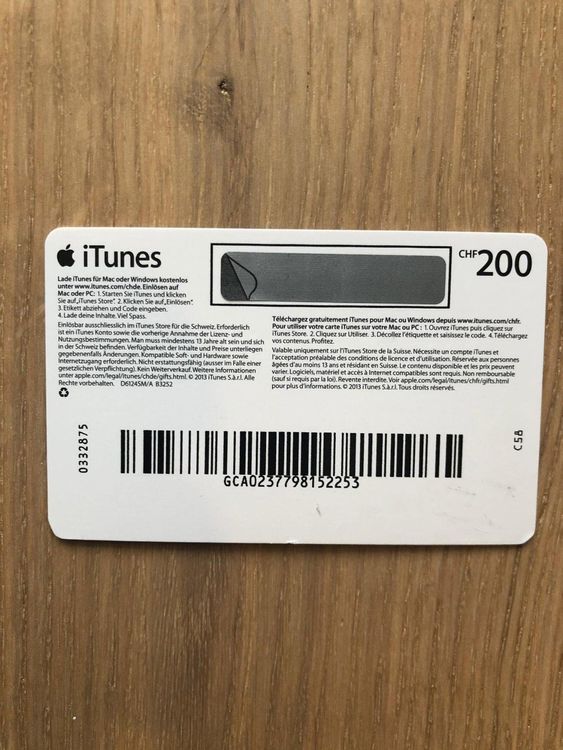 iTunes Karten Aktion: 20 Franken Rabatt bei Postshop.ch - iFrick