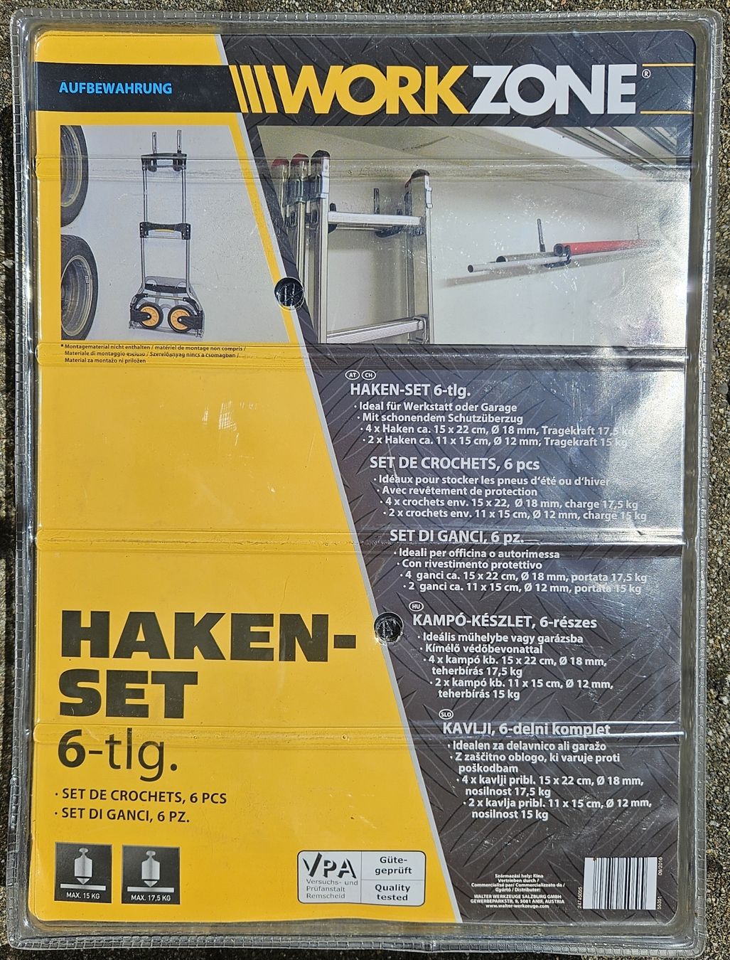 Eisenwaren: WORKZONE Haken 5 Set - Orginalverpackt Neu! – Neu und originalverpackt aus Ottikon b.Kemptthal von Jigsaw1 7
