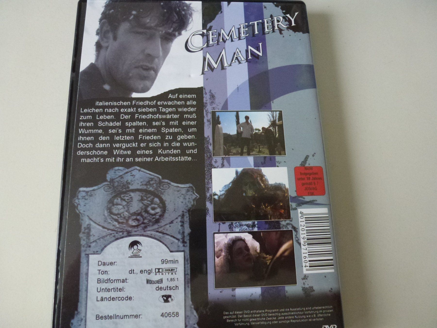 Tutti i DVDs: Cemetery Man  (DVD) – Nuovo (secondo la descrizione) da Bern venduto da Frebo 1