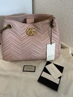 GUCCI MARMONT GG CHAIN SHOPPER -PUDERROSA-WUNDERSCHÖN