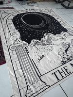 Tapisserie murale suspendue ésotérique - The Moon