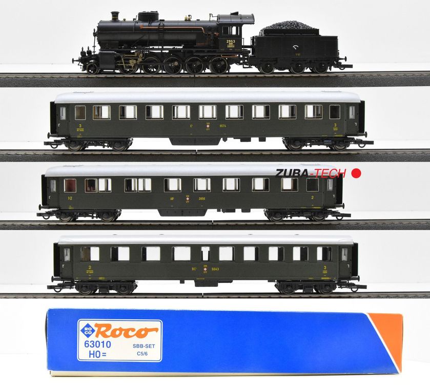 Roco 63010 Dampfzug-Set 4tlg. SBB H0 GS OVP (Gebraucht) in St. Gallen ...