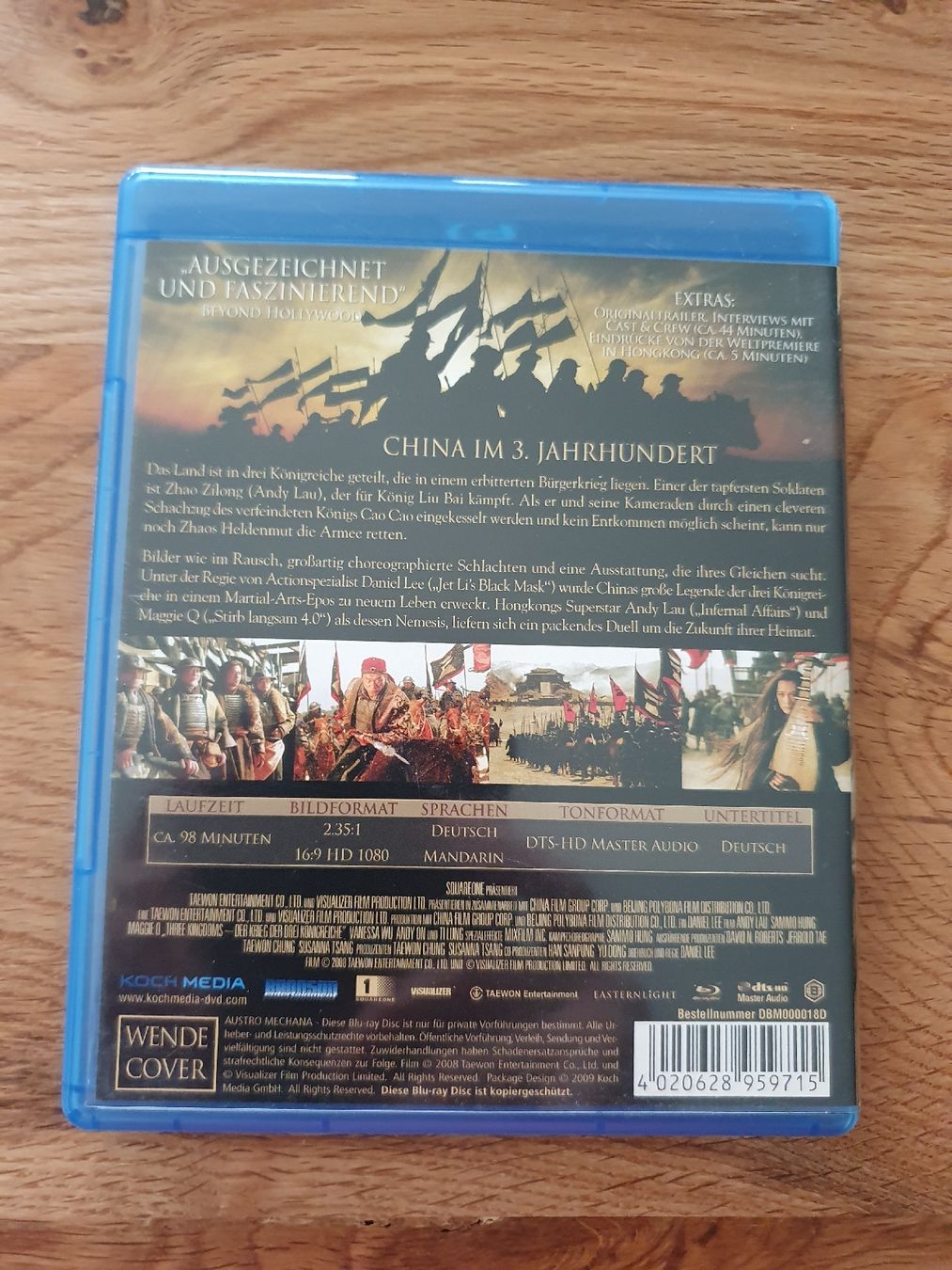 Alle DVDs: DVD blu-ray Three Kingdoms – Gebraucht aus Eglisau von Connemara 1