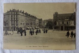 AK GENÈVE / GENF GE, Place Cornavin, belebt