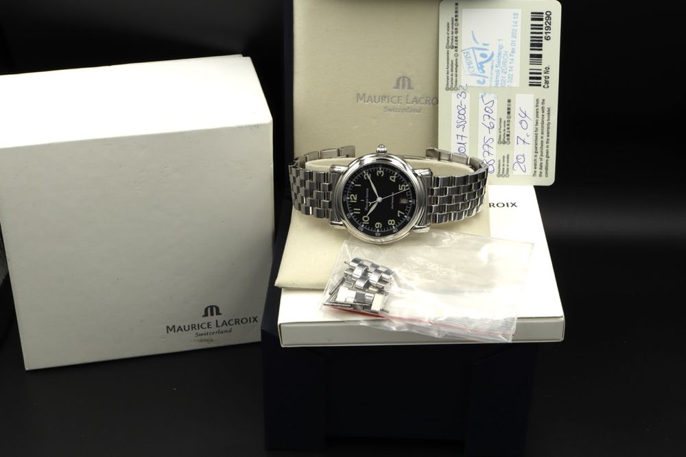 Maurice Lacroix Orologi: Maurice Lacroix Pontos Pilot Automatik – Full Set (2004) – Usato da Schaanwald venduto da travelintime01 6